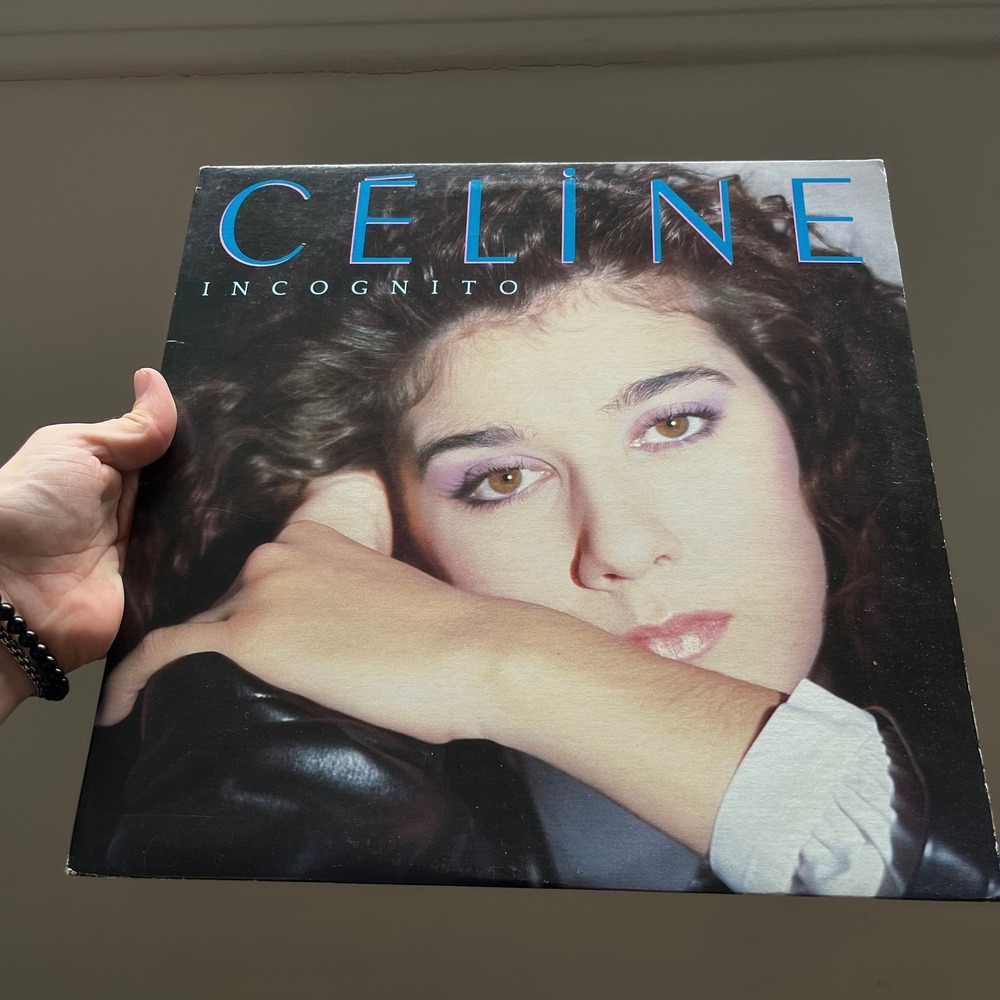 Celine Dion Incognito Vinyl LP 1987 CBS Canada French Pop 12 Inch Record